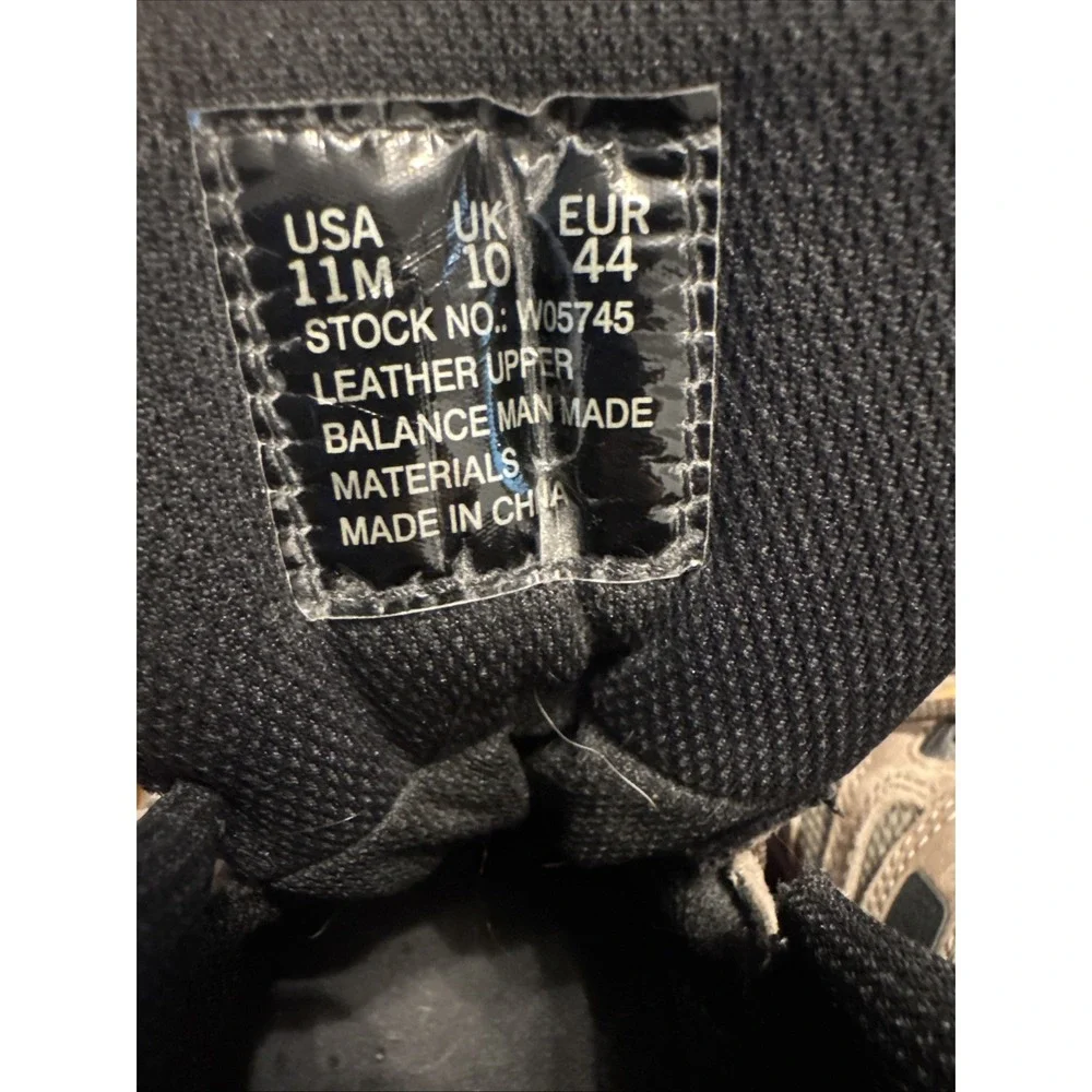 Wolverine Men's 11M Waterproof Hiking‎ Boots W05745 Brown Black Leather Mesh - Picture 4 of 7